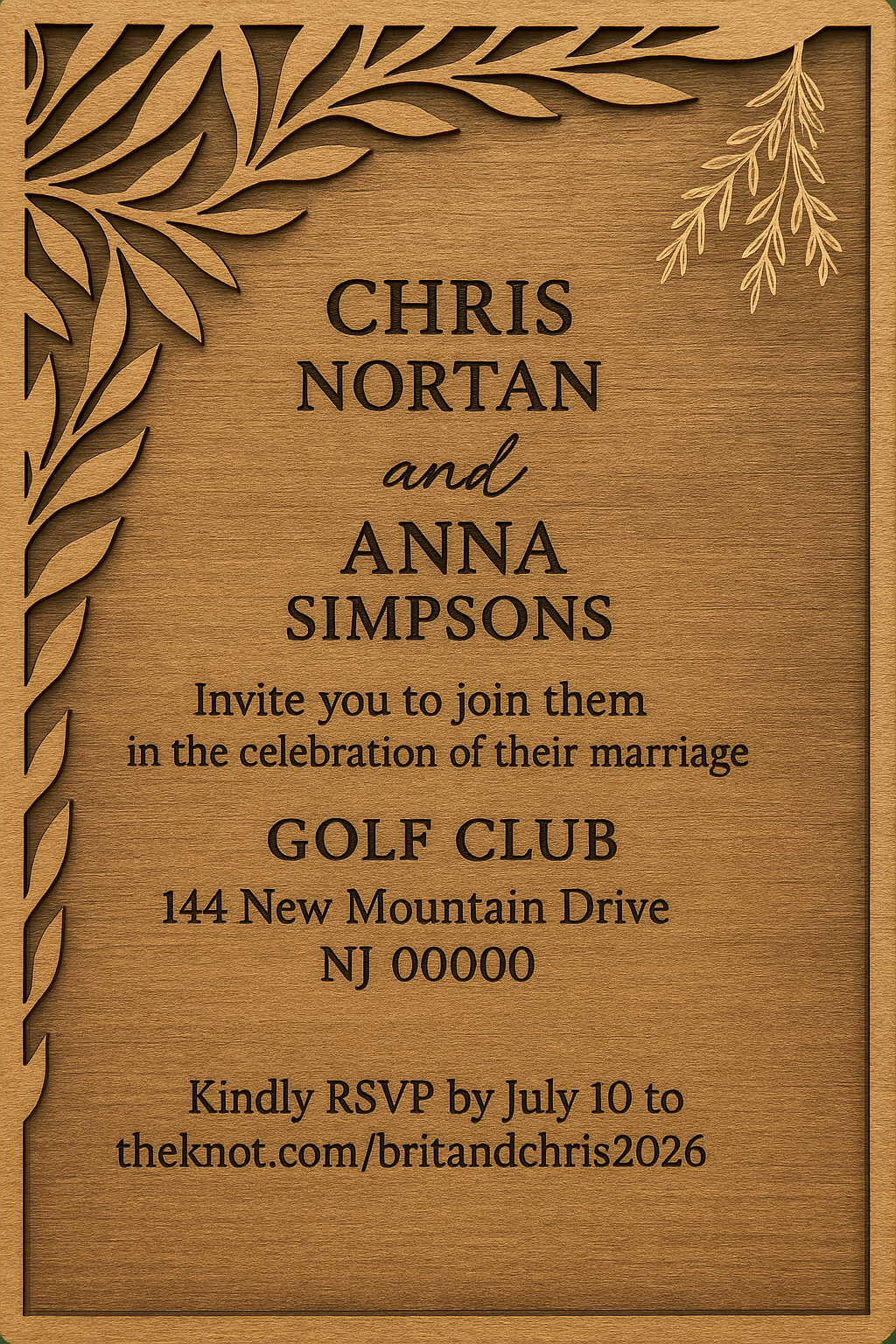 Invitation cards